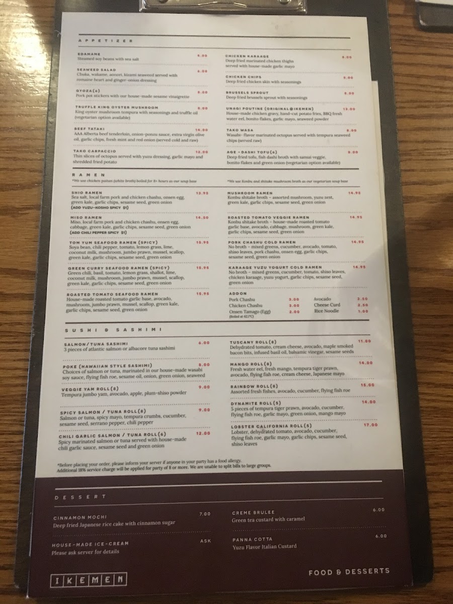 Ikemen Ramen Bar Menu-10