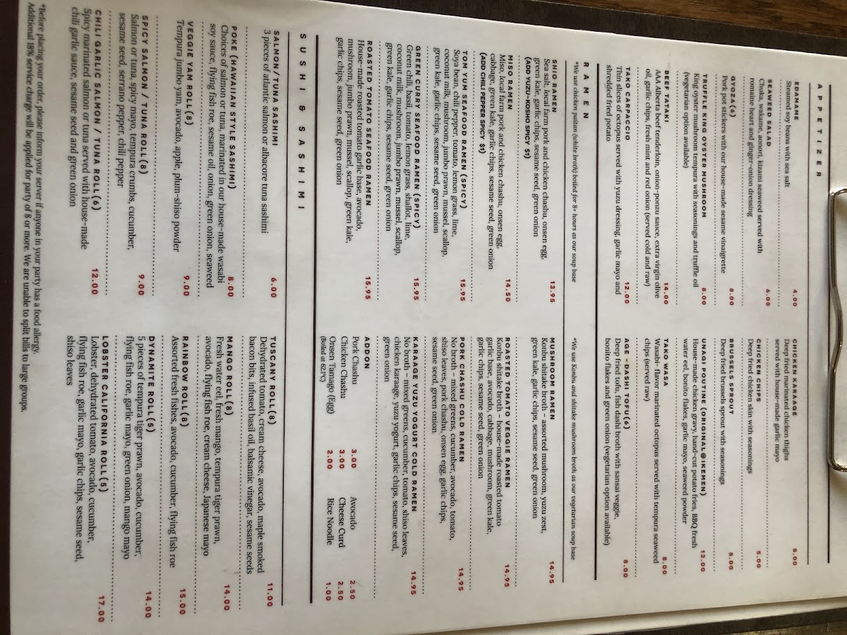 Ikemen Ramen Bar Menu-9